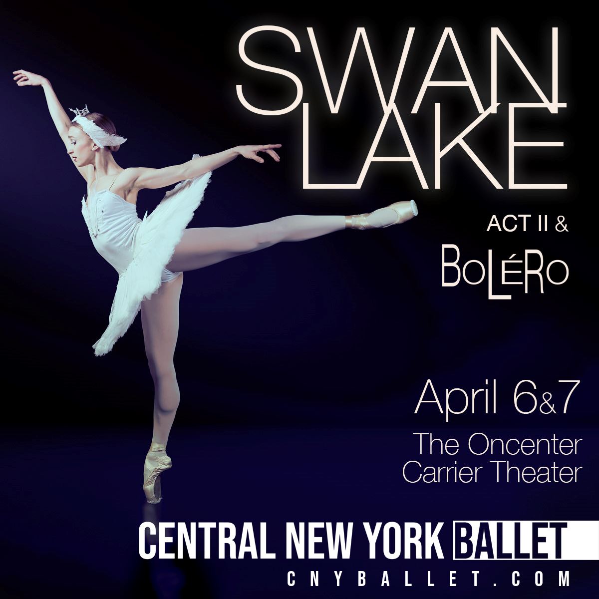 CNY Ballet Premieres In Swan Lake Act II & Bolero