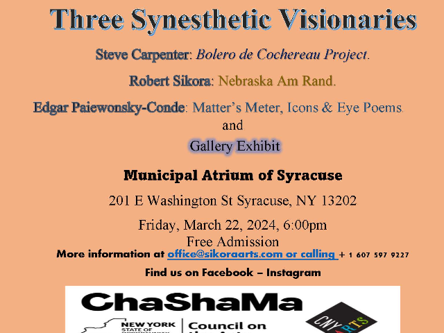 Three Synesthetic Visionaries: A Multi-Disciplinary Lecture/Presentation