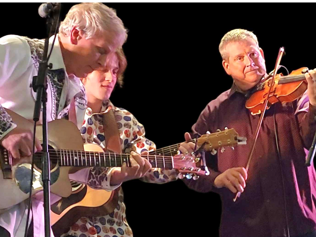 Loren and LJ Barrigar Duo with Joe Davoli December Concert for Spafford Area Historical Society