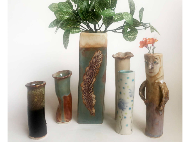 2 day Extruded Ceramic Vase workshop with Ann Buchau
