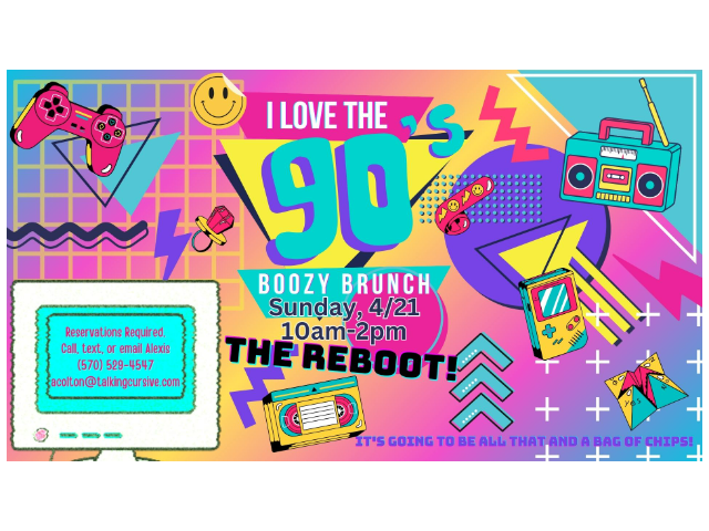 I ❤️ The 90's' Boozy Brunch REBOOT