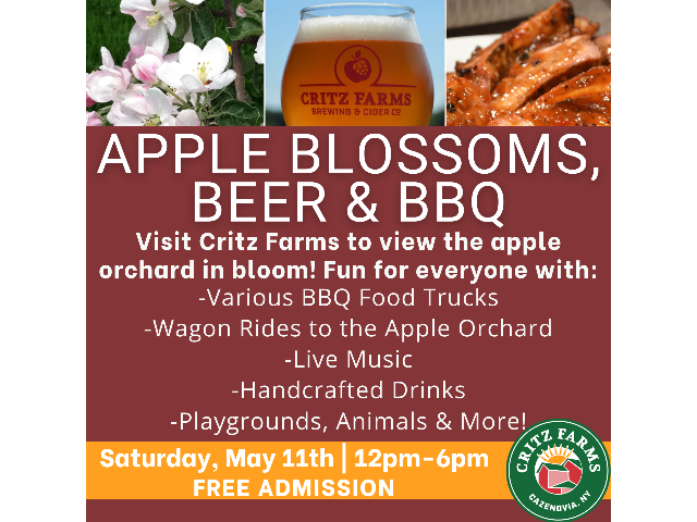 Apple Blossoms, Beer & BBQ