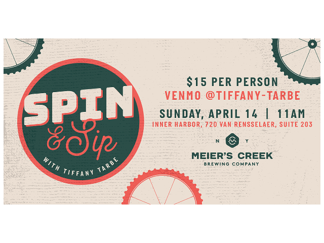 Spin & Sip with Tiffany Tarbe! - SOLD OUT